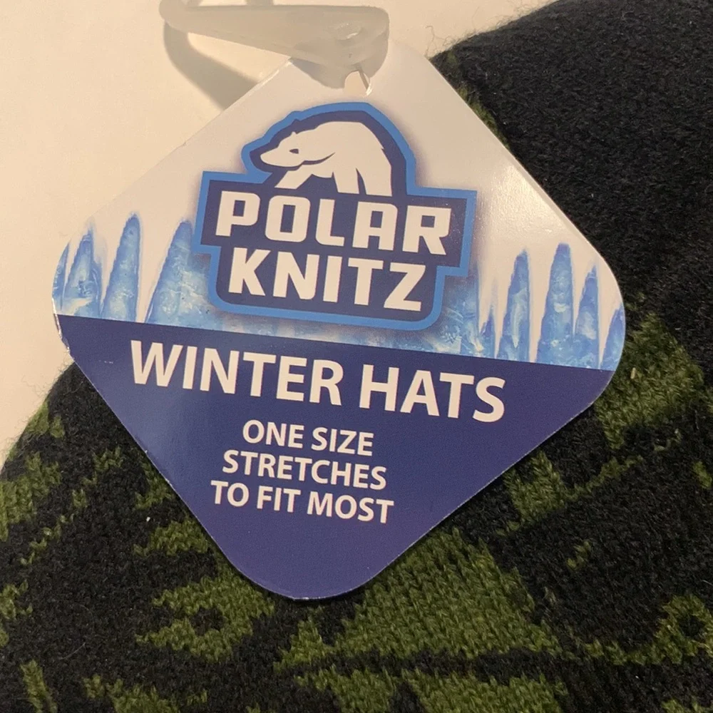 Polar Knitz Red Neck Drinking Team Knit Hat - Picture 3 of 4